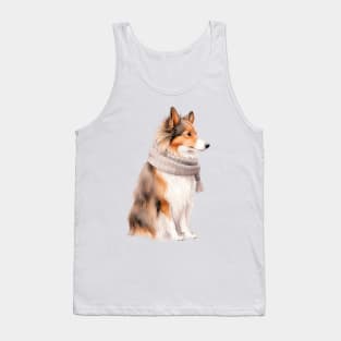 Winter dog Tank Top